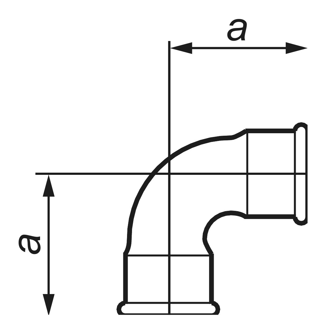 GF  2a  Bogen   3/8" schwarz